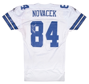 1994 Jay Novacek Game Used & Signed Dallas Cowboys Home Jersey (Cowboys LOA & Beckett)